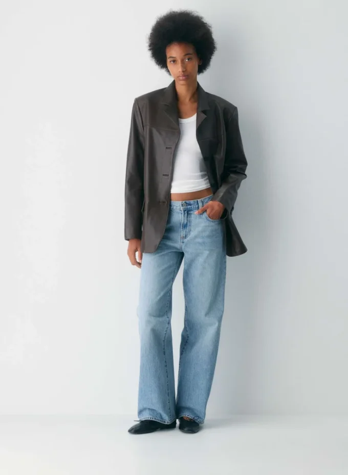 Forum Denim Jean large taille basse The Farrah
