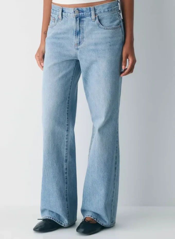 Forum Denim Jean large taille basse The Farrah