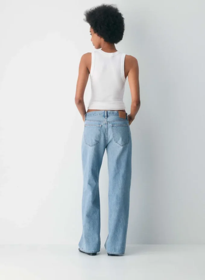 Forum Denim Jean large taille basse The Farrah