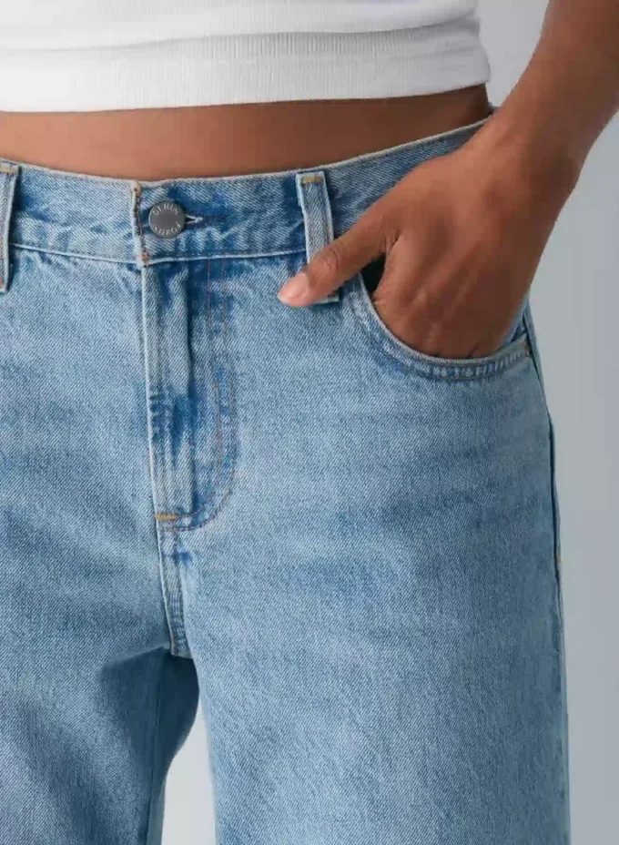 Forum Denim Jean large taille basse The Farrah