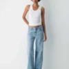 Forum Denim Jean large taille basse The Farrah