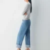 Forum Denim Le jean vintage taille basse à revers des années 90