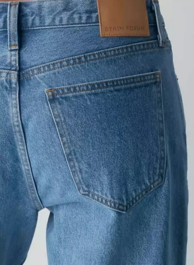 Forum Denim Le jean vintage taille basse à revers des années 90