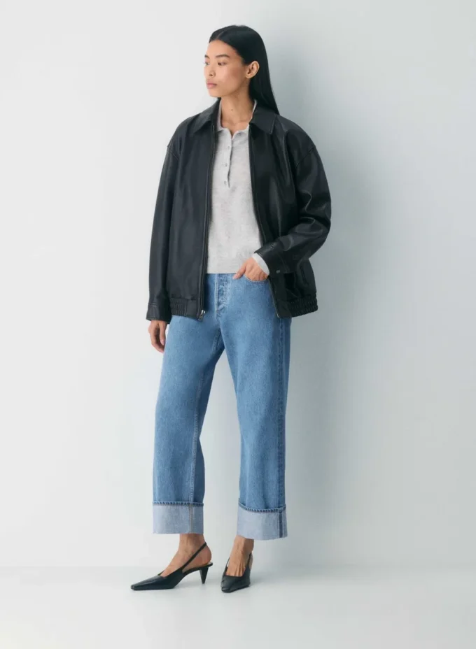 Forum Denim Le jean vintage taille basse à revers des années 90