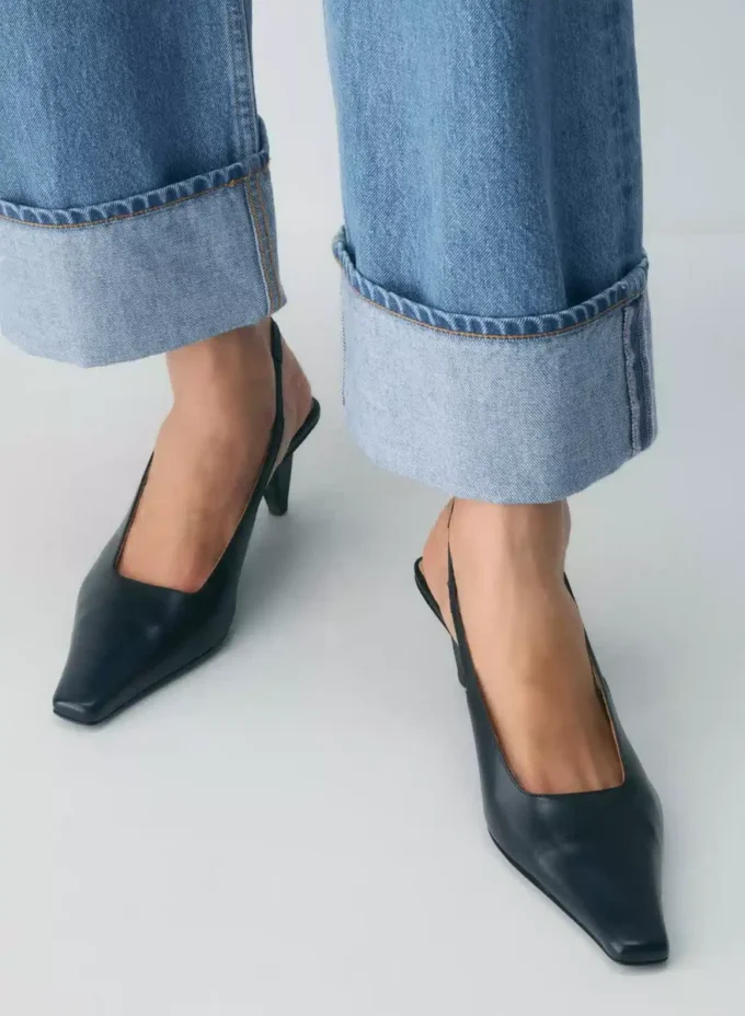 Forum Denim Le jean vintage taille basse à revers des années 90