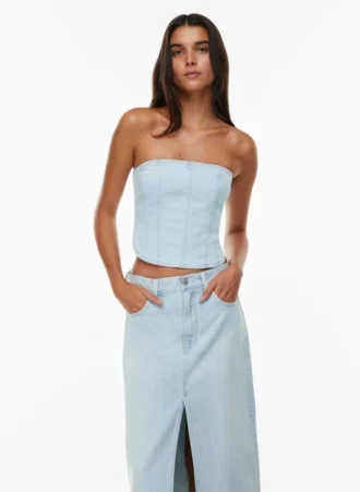 Forum Denim Les années 90 Debbie Denim Bustier