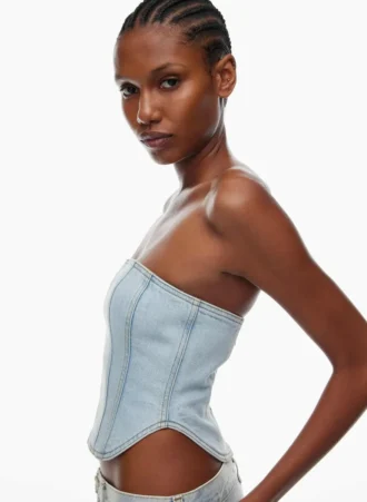 Forum Denim Les années 90 Debbie Denim Bustier