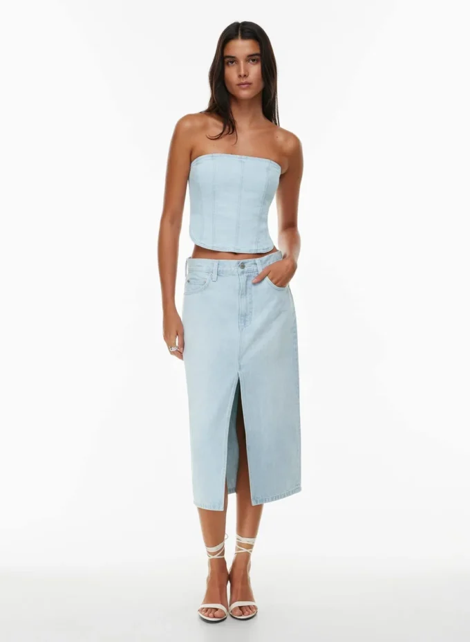 Forum Denim Les années 90 Debbie Denim Bustier