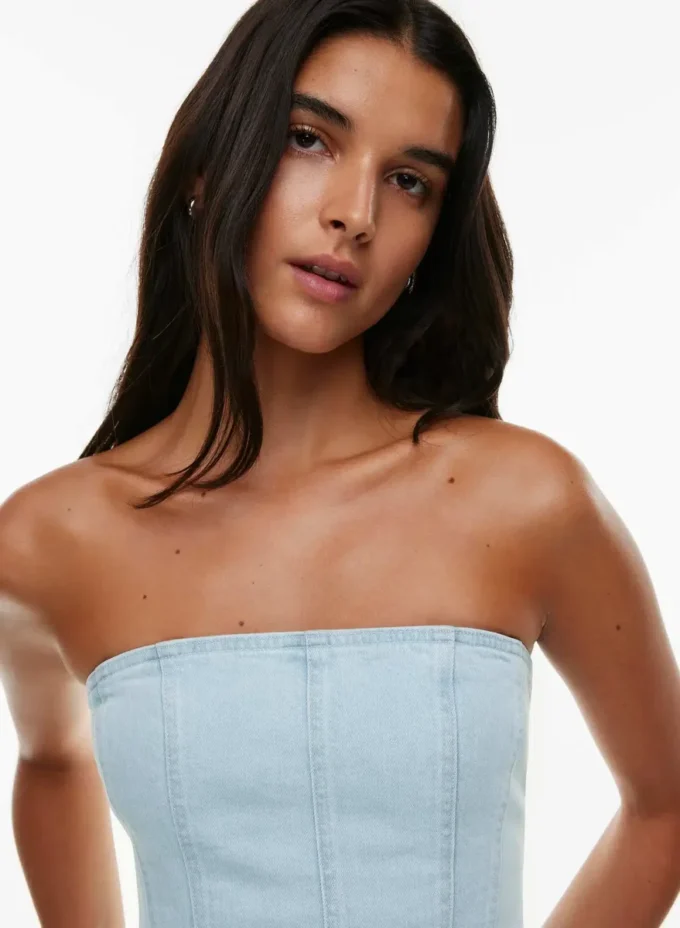 Forum Denim Les années 90 Debbie Denim Bustier