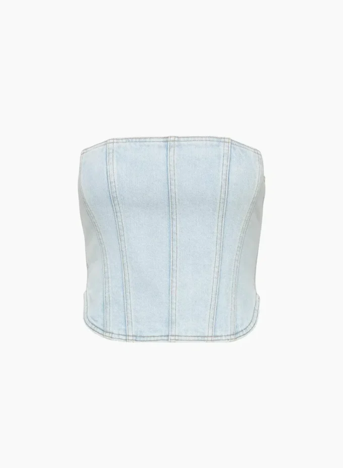 Forum Denim Les années 90 Debbie Denim Bustier