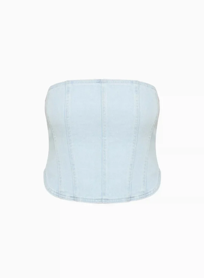Forum Denim Les années 90 Debbie Denim Bustier