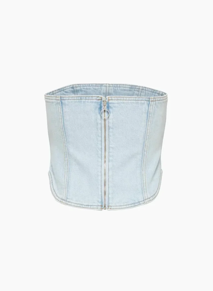 Forum Denim Les années 90 Debbie Denim Bustier