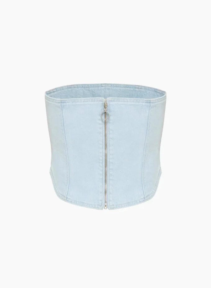 Forum Denim Les années 90 Debbie Denim Bustier