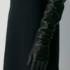 Gants extra-longs en cuir