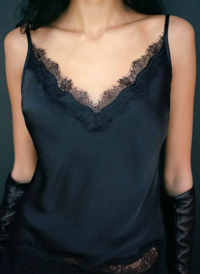 Gants extra-longs en cuir