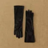 Gants longs en cuir
