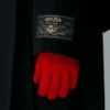 Gants techniques à revers en cachemire