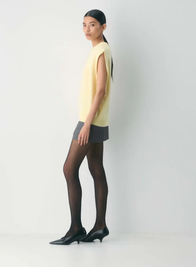 Gilet ample en cachemire essentiel