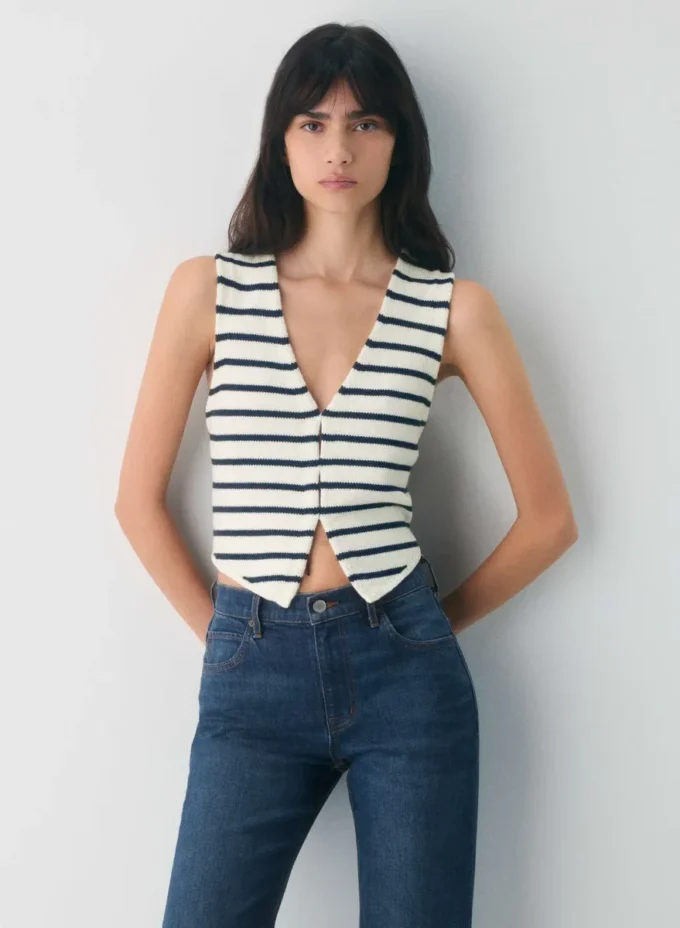 Gilet basque en tricot