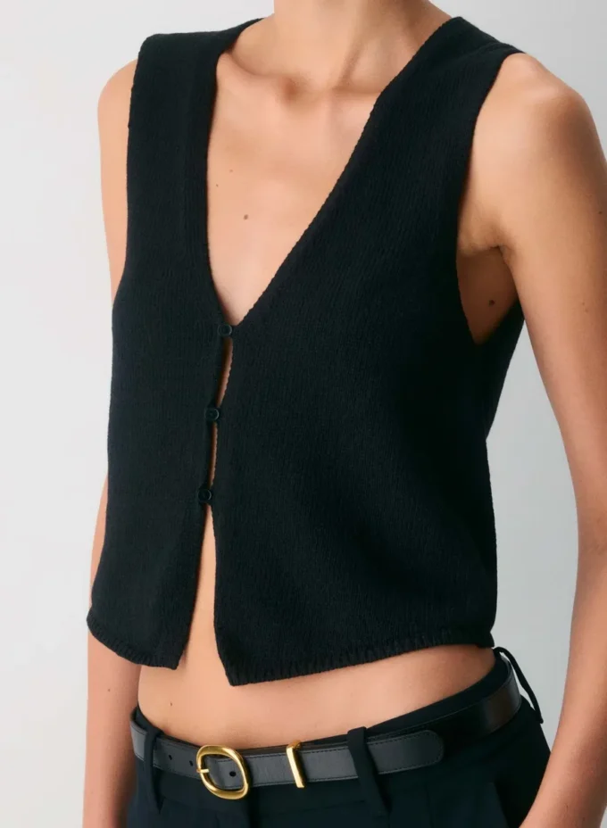 Gilet basque en tricot