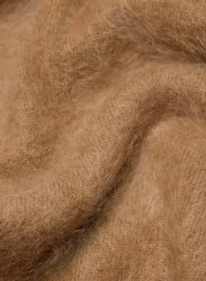 Gilet en cachemire brossé