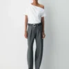 Haut en coton Interlock Script