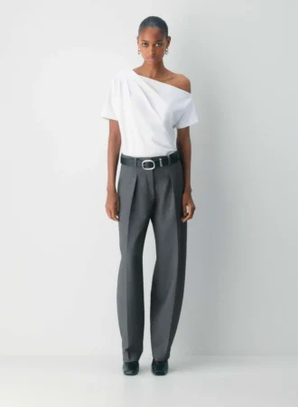 Haut en coton Interlock Script