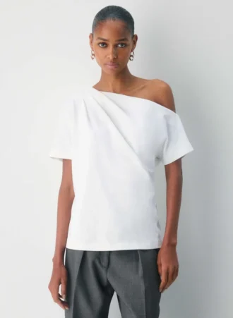 Haut en coton Interlock Script