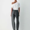 Haut en coton Interlock Script