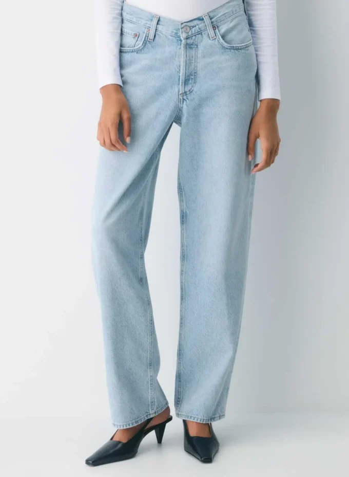 Jean baggy à taille en V AGOLDE