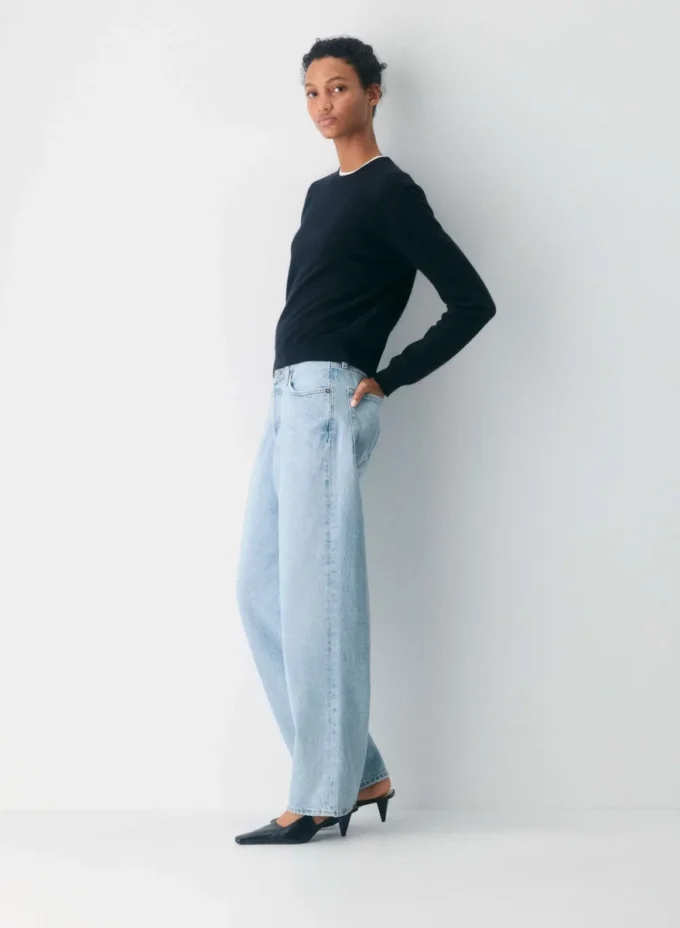 Jean baggy à taille en V AGOLDE