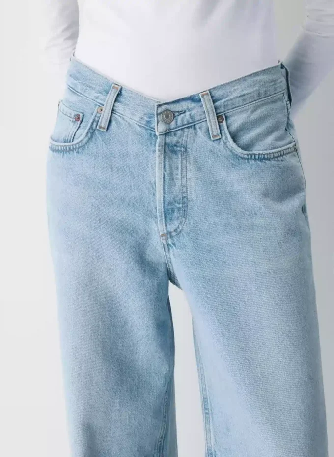 Jean baggy à taille en V AGOLDE