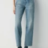 Jean droit à taille mi-haute et coupe décontractée Denim Forum Sadie