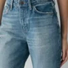 Jean droit à taille mi-haute et coupe décontractée Denim Forum Sadie