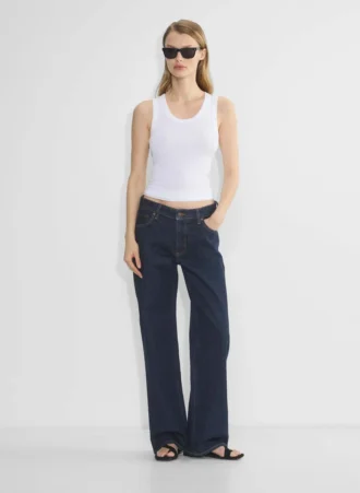Jean droit taille ultra basse Denim Forum Salma