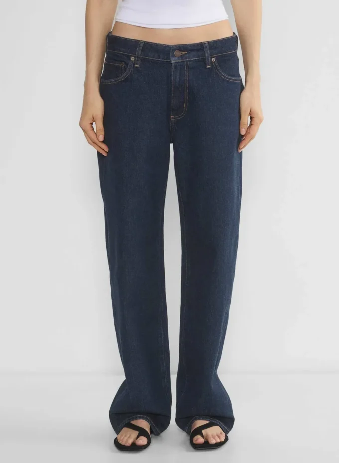 Jean droit taille ultra basse Denim Forum Salma