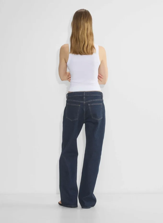 Jean droit taille ultra basse Denim Forum Salma