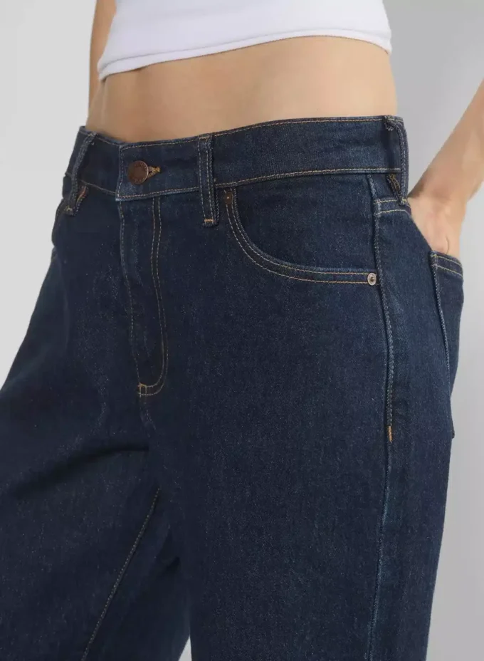 Jean droit taille ultra basse Denim Forum Salma