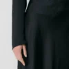 Jupe midi en satin