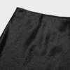 Jupe midi en satin
