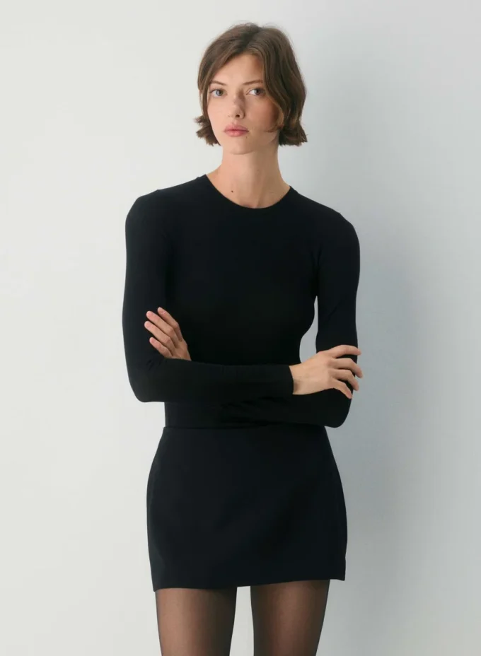 Jupe-short en laine Deity