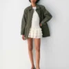 Jupe-short en popeline Theo