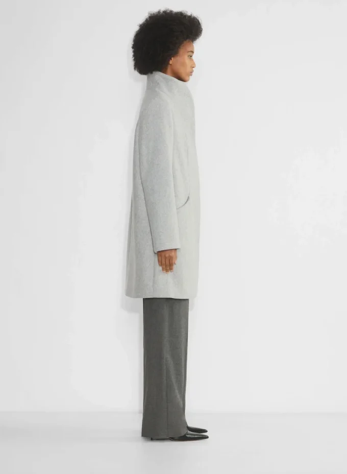 Le manteau cocon Nouveau – Laine vierge et cachemire