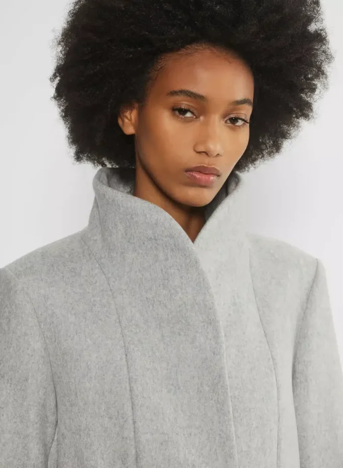 Le manteau cocon Nouveau – Laine vierge et cachemire