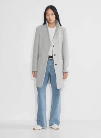 Le manteau Cocoon – Laine douce et cachemire