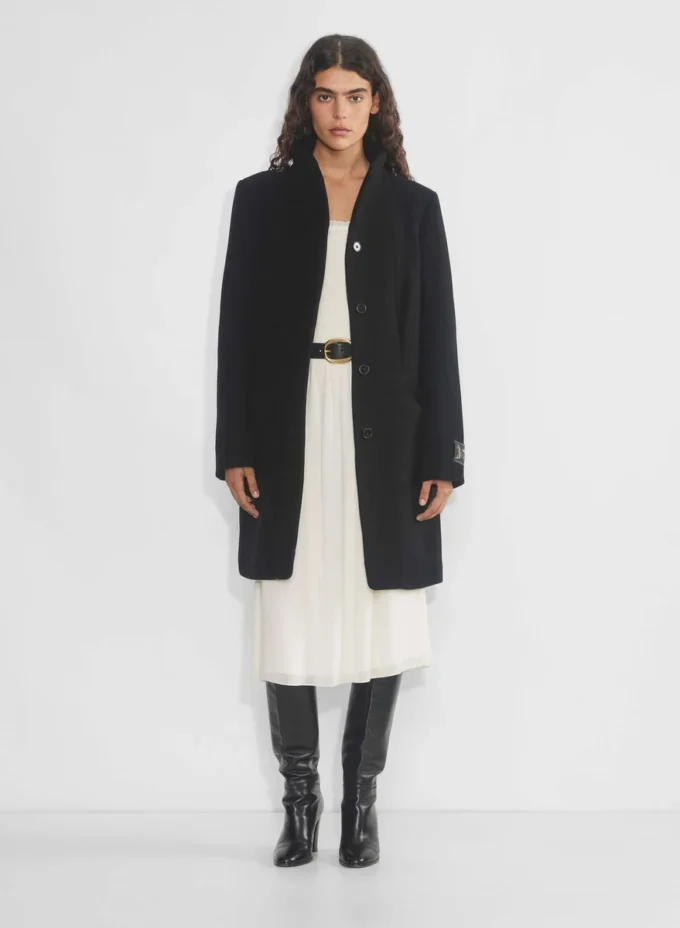 Le manteau Cocoon – Laine douce et cachemire