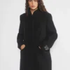 Le manteau Cocoon – Laine douce et cachemire