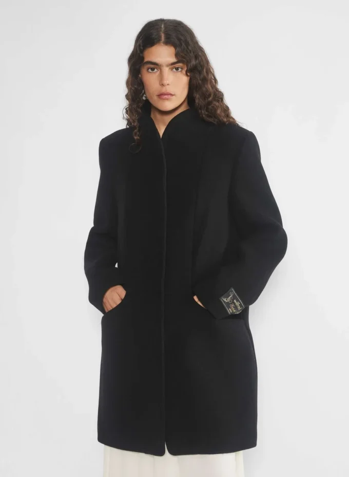 Le manteau Cocoon – Laine douce et cachemire