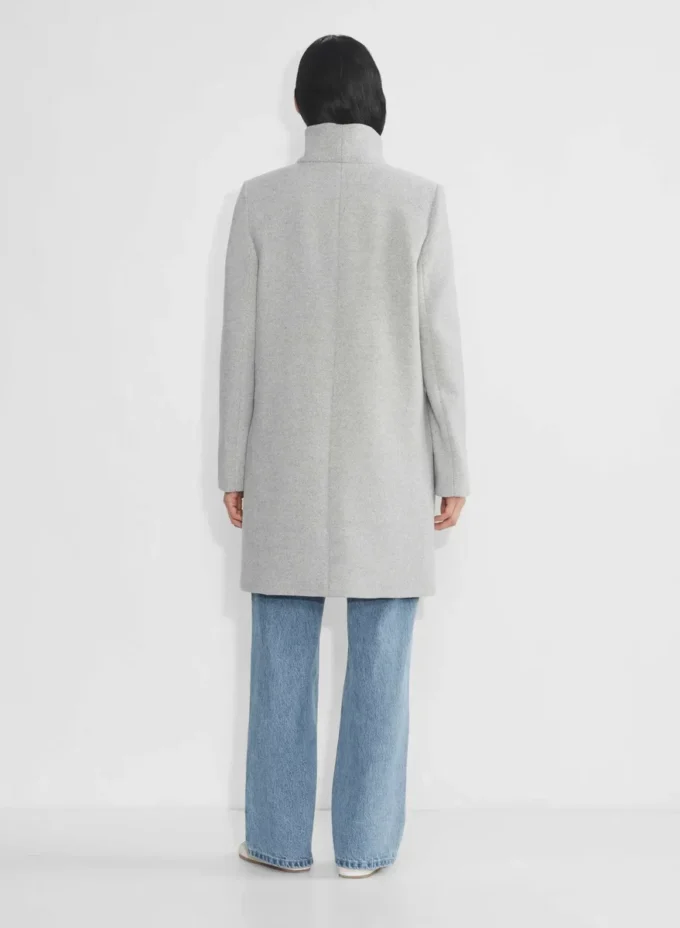 Le manteau Cocoon – Laine douce et cachemire