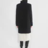 Le manteau Cocoon – Laine douce et cachemire